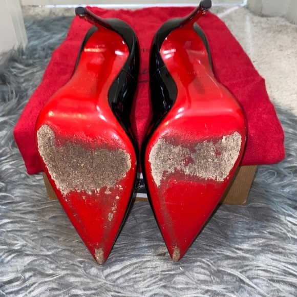 Christian Louboutin So Kate 120mm Black Pat. 38.5 - Picture 7 of 7